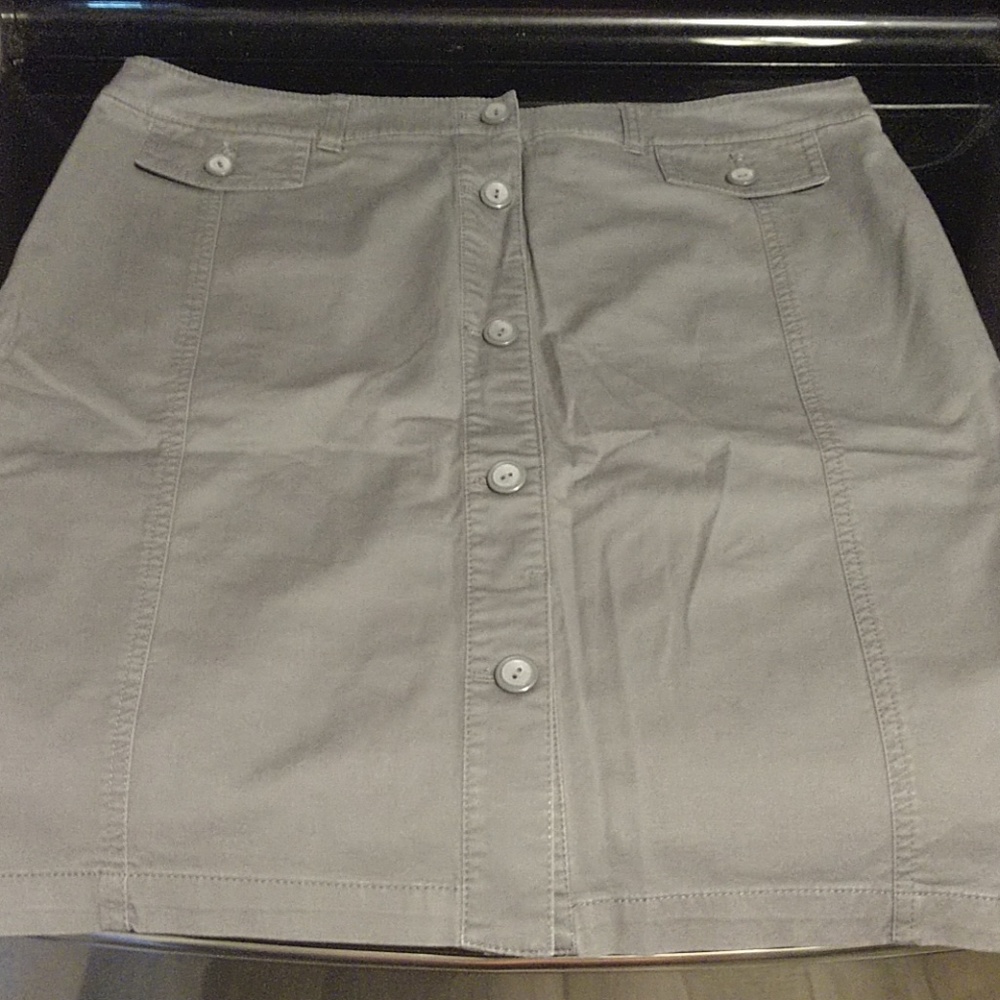 2 Button down skirts